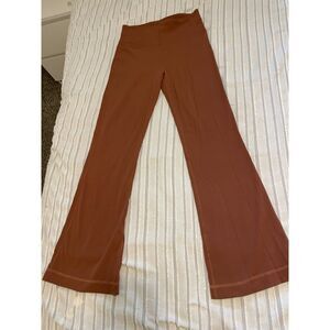 lululemon groove flare pant roasted brown size 8